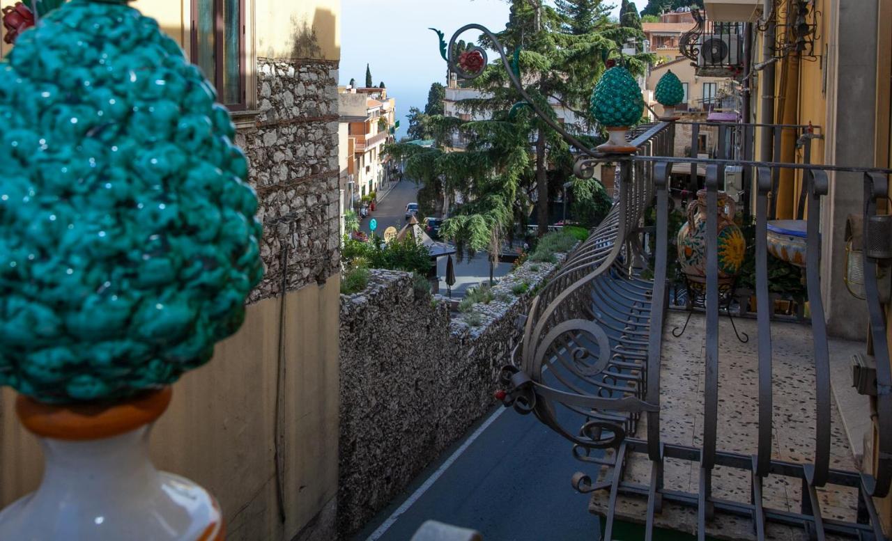 Appartamento Casa Rosa Taormina Esterno foto